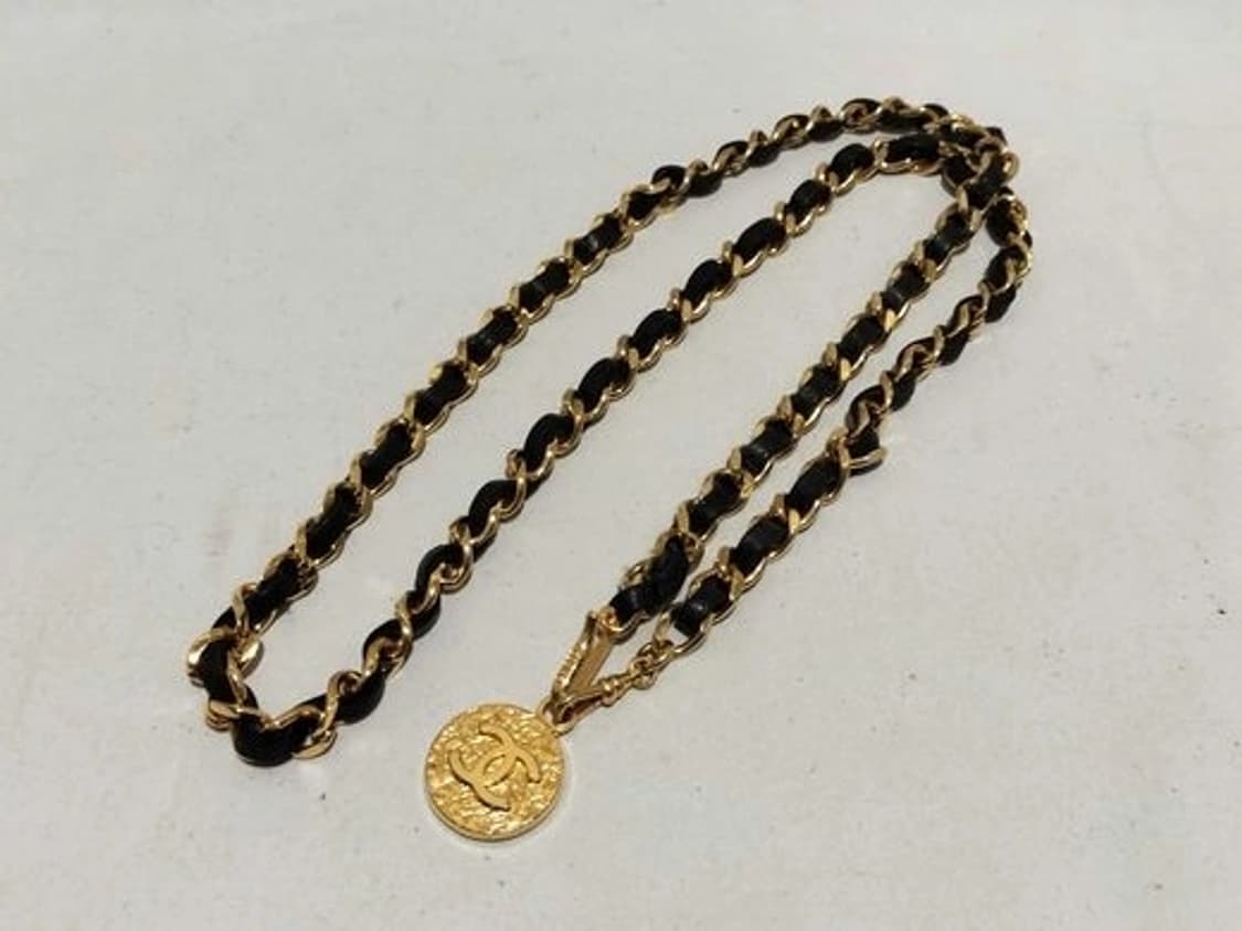 초희귀 아카이브] 샤넬(CHANEL) 1982 코코 메달 골드 체인 벨트 상품이미지1