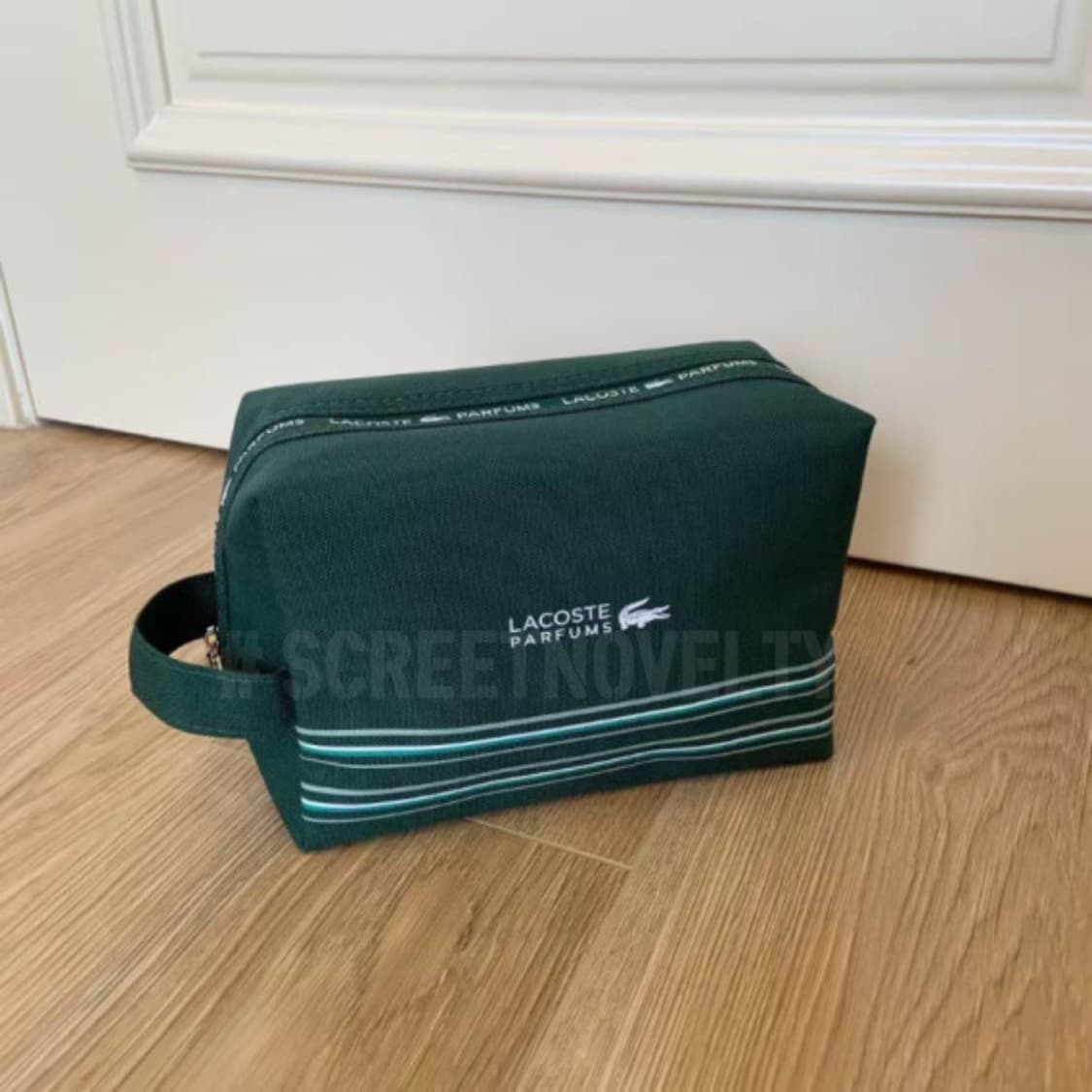 라코스테 퍼퓸 핸들 파우치 기프트 그린 상품이미지5
