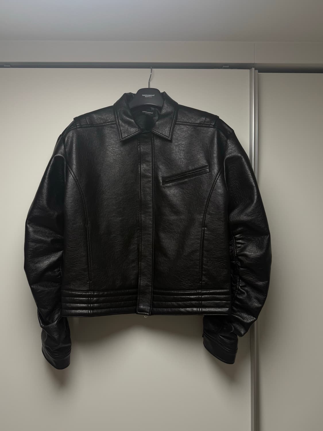 파아카이브 퍼커링 레더자켓 2사이즈 상품이미지1