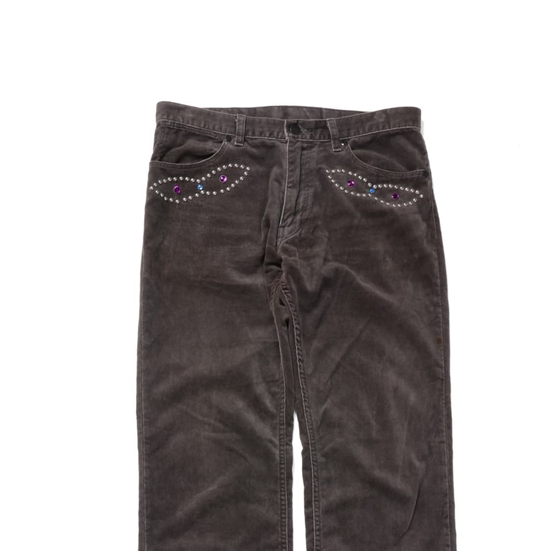 Number nine 03AW Velour beads studs Pant 상품이미지3