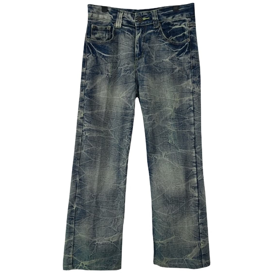 [빈티지] 워시드 와이드 데님 팬츠 청바지 M19220 상품이미지2