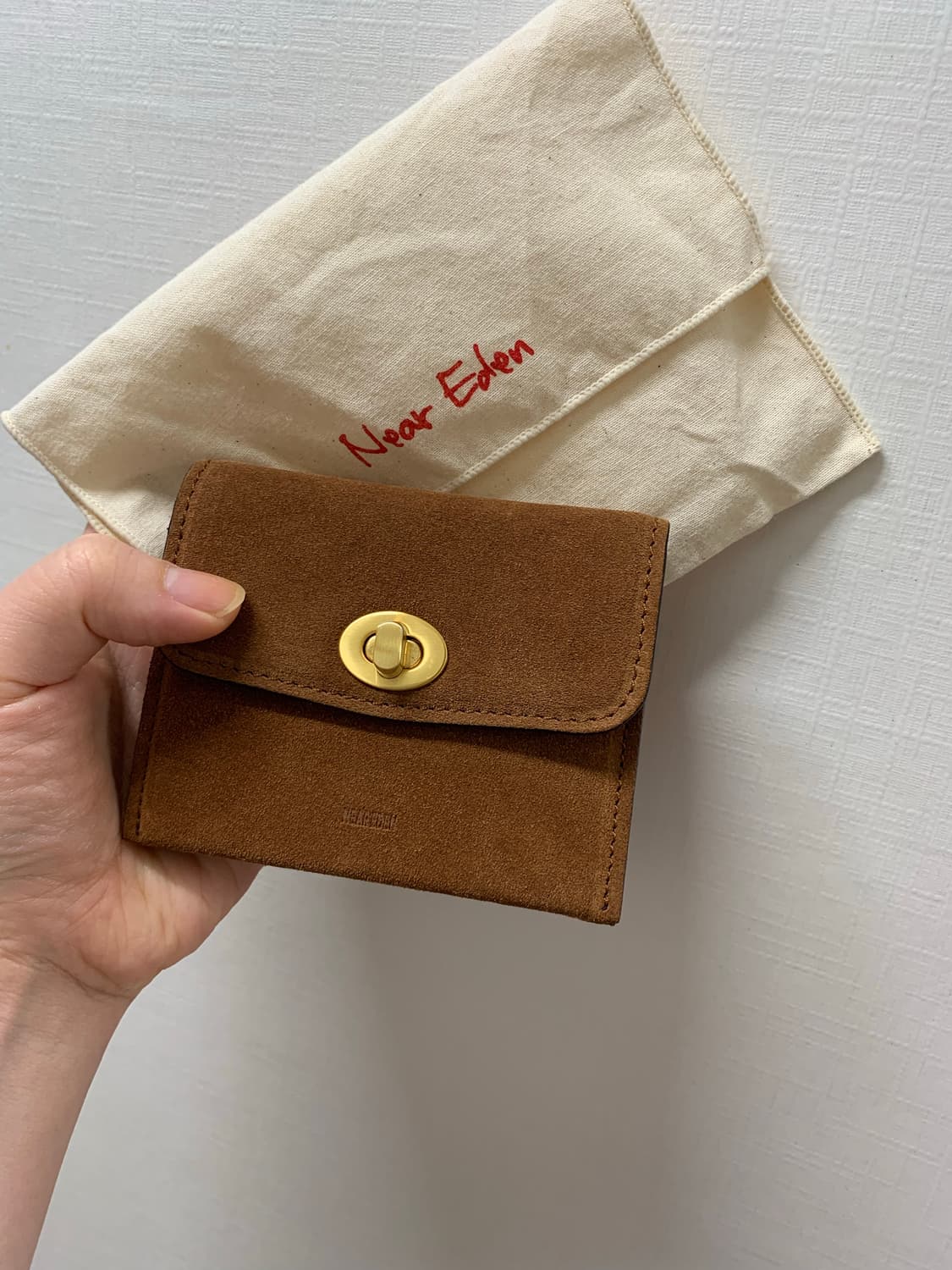 니어이든 스웨이드 턴락 반지갑 상품이미지1