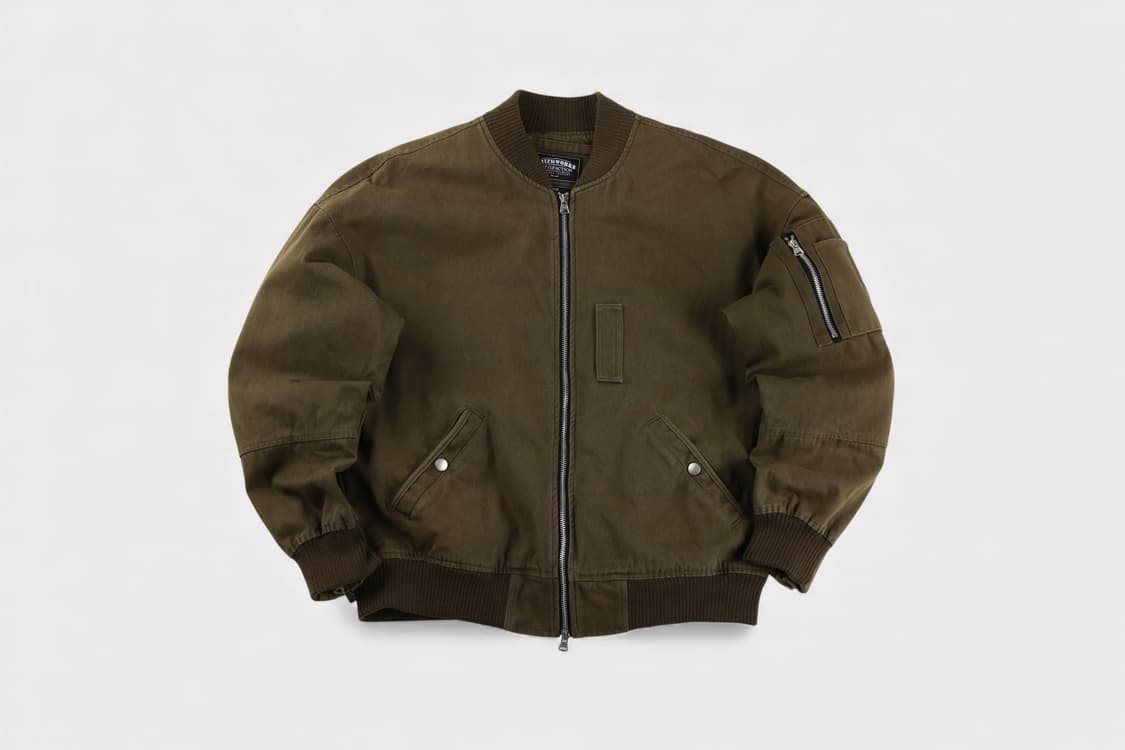 [L] 프리즘웍스 오버사이즈 MA-1 플라이트 자켓 상품이미지1