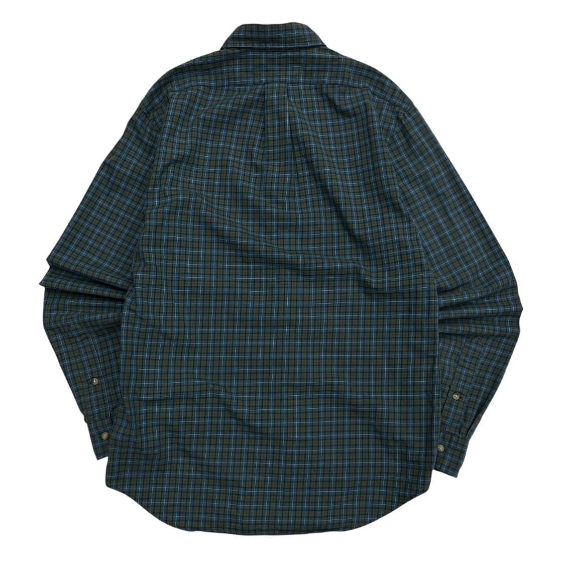 폴로 랄프로렌 레드포니 뮤트블루 체크 셔츠 M 상품이미지3