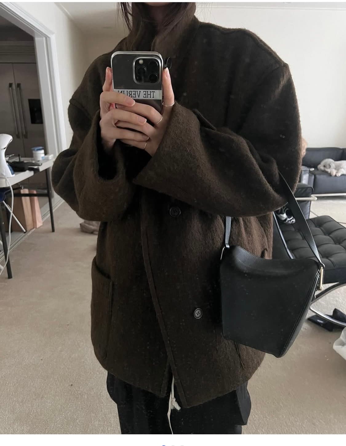 더베를린 알파카 하프코트 상품이미지2