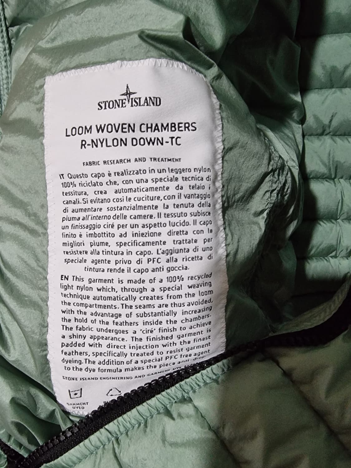 스톤아일랜드 룸우븐 후드패딩 / XL 상품이미지3