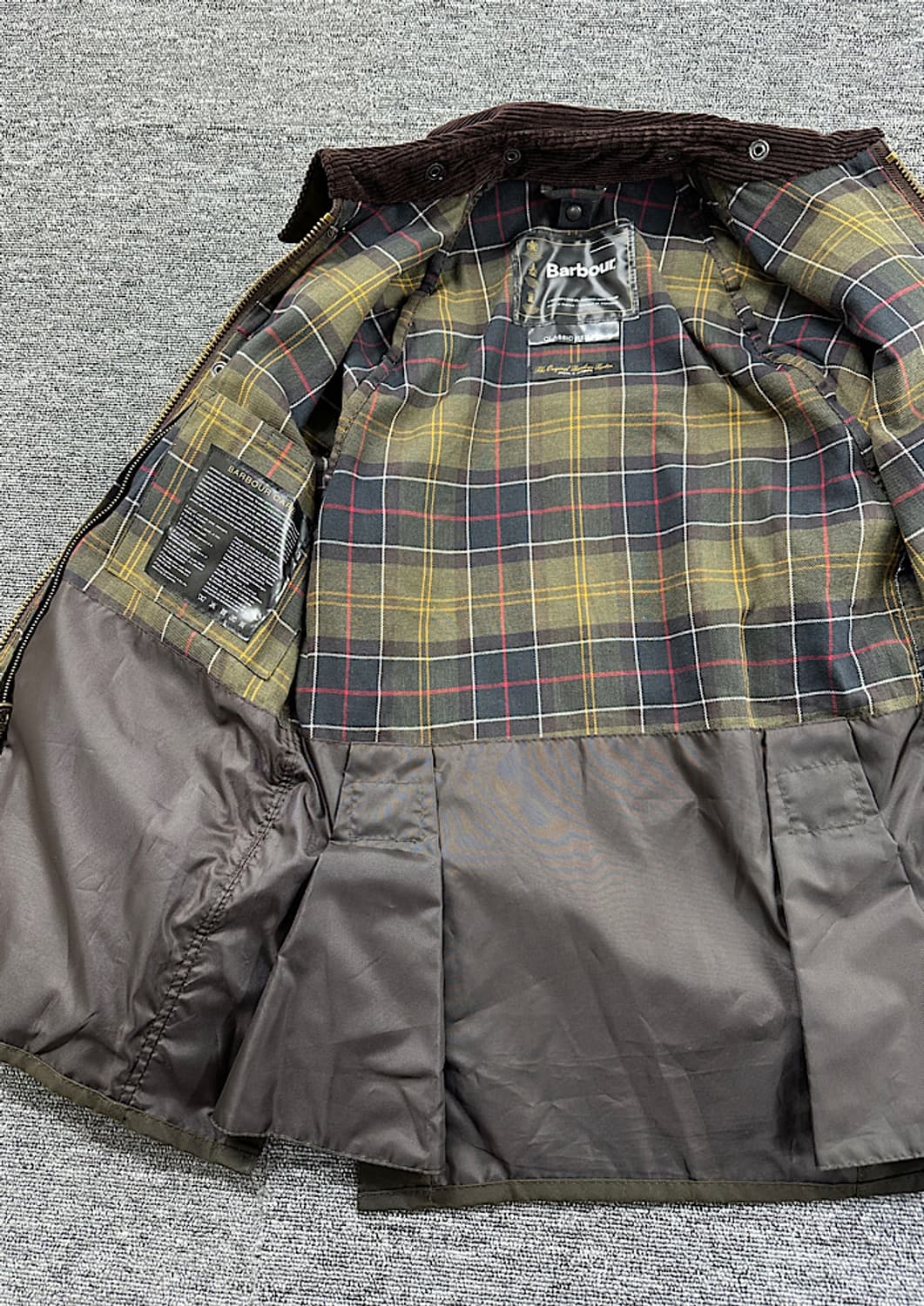 바버 클래식 비데일 자켓 M 상품이미지5