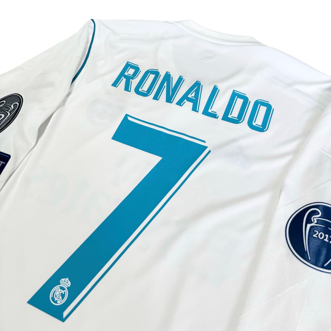 레알 마드리드 17 18 홈 호날두 긴팔 유니폼 챔스  상품이미지5