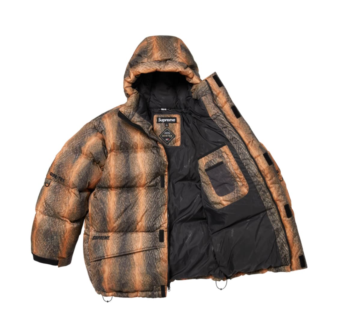 [M] 슈프림 고어텍스 900필 다운 파카 퍼 프린트  상품이미지2