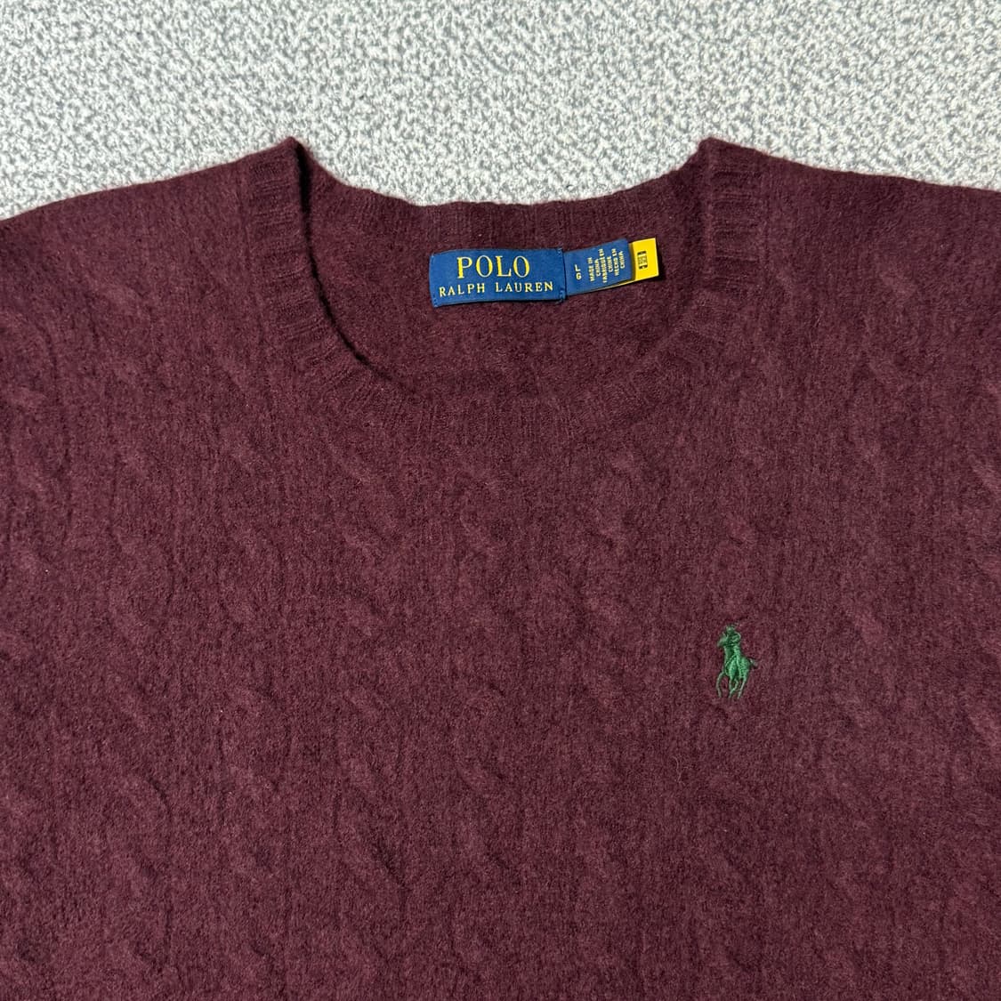 [정가 27만원] 폴로 랄프로렌 울 캐시미어 니트 상품이미지3