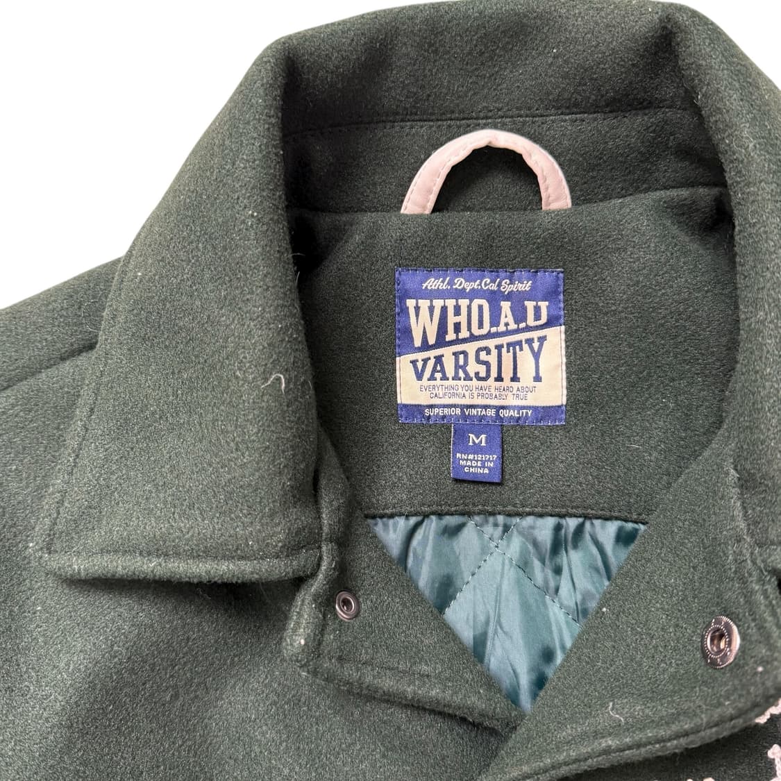 후아유 바시티 자켓 상품이미지2