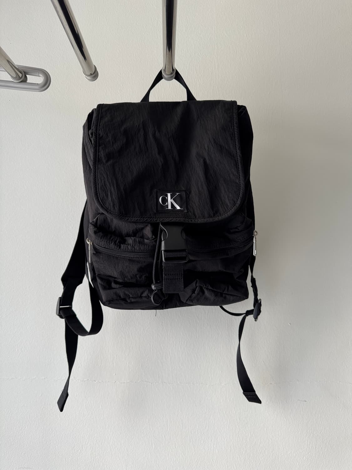 캘빈클라인 CKJ 시티 블랙 나일론 백팩 상품이미지1
