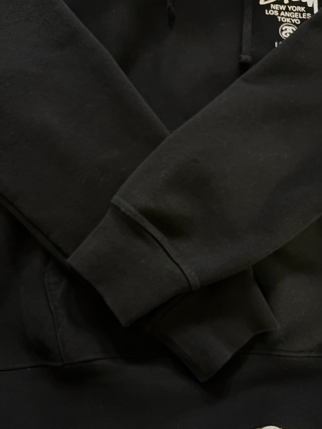 스투시 월드투어 후드티 블랙 사이즈M 상품이미지2