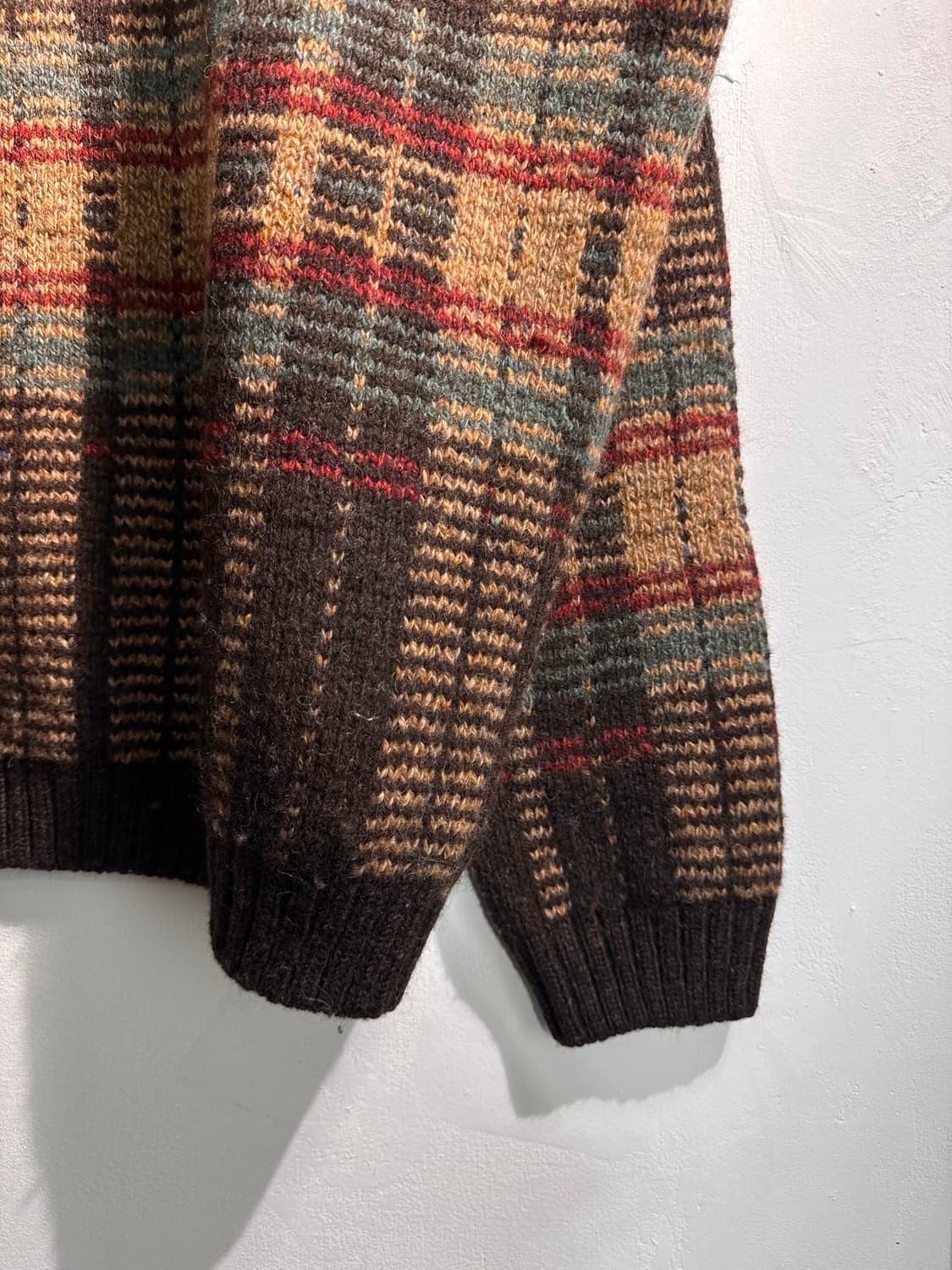 LL BEAN 엘엘빈 1980년대 빈티지 울 100% 니트 L C507 상품이미지8