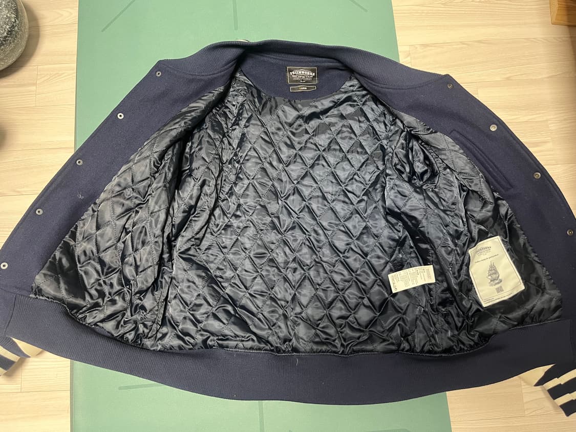 프리즘웍스 울 스타디움 자켓 Size L 상품이미지4