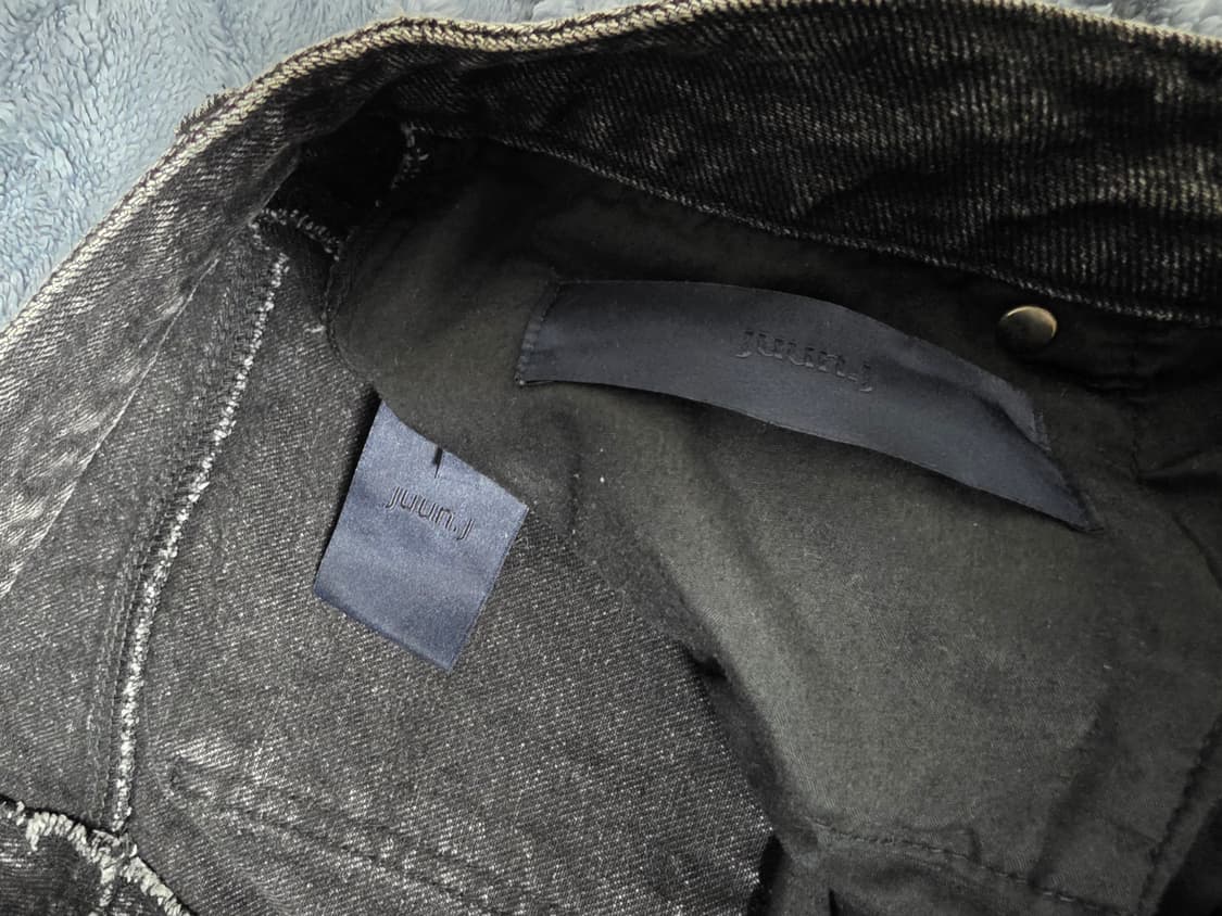 Juun.j 준지 조거 팬츠 30~31" 차콜 블랙 그레이 청바지  상품이미지6