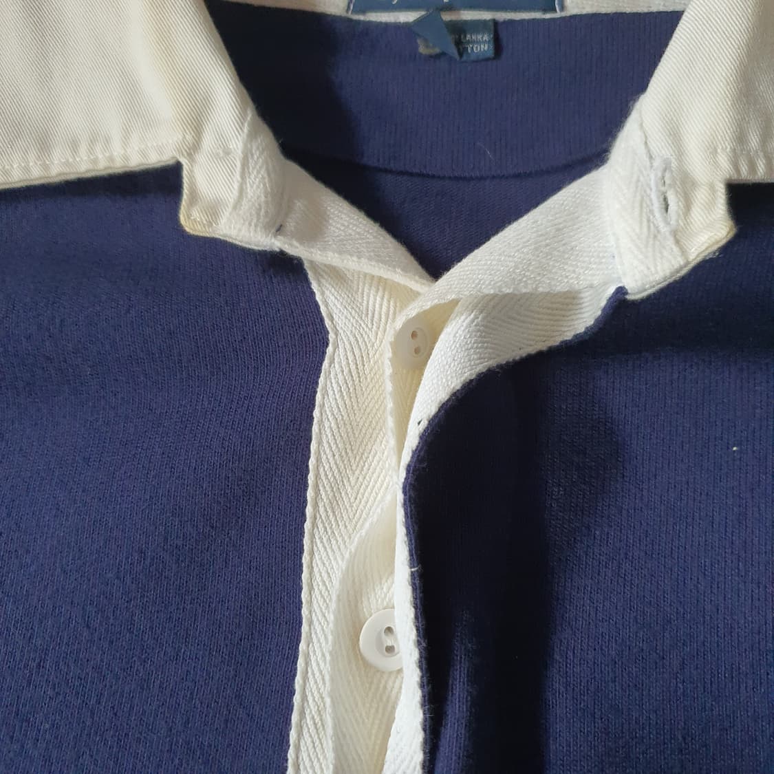 90s 폴로 페디드 네이비 럭비셔츠 상품이미지4
