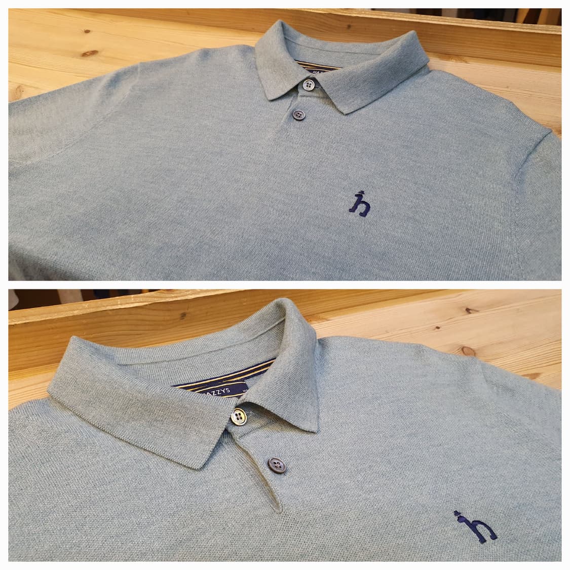 100.헤지스 카라 니트  상품이미지4