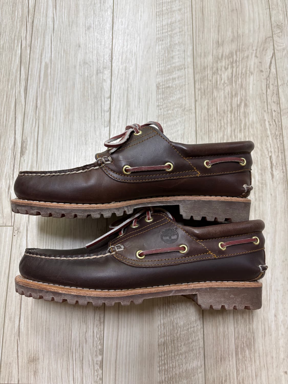 팀버랜드 3아이 보트슈즈 브라운 270 상품이미지2
