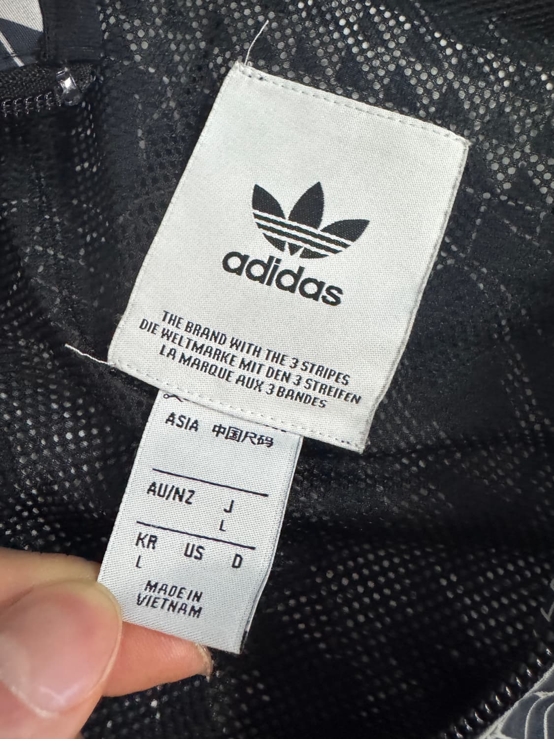 희귀!! 아디다스 카툰 그래픽 후드 나일론 바람막이 L 상품이미지3