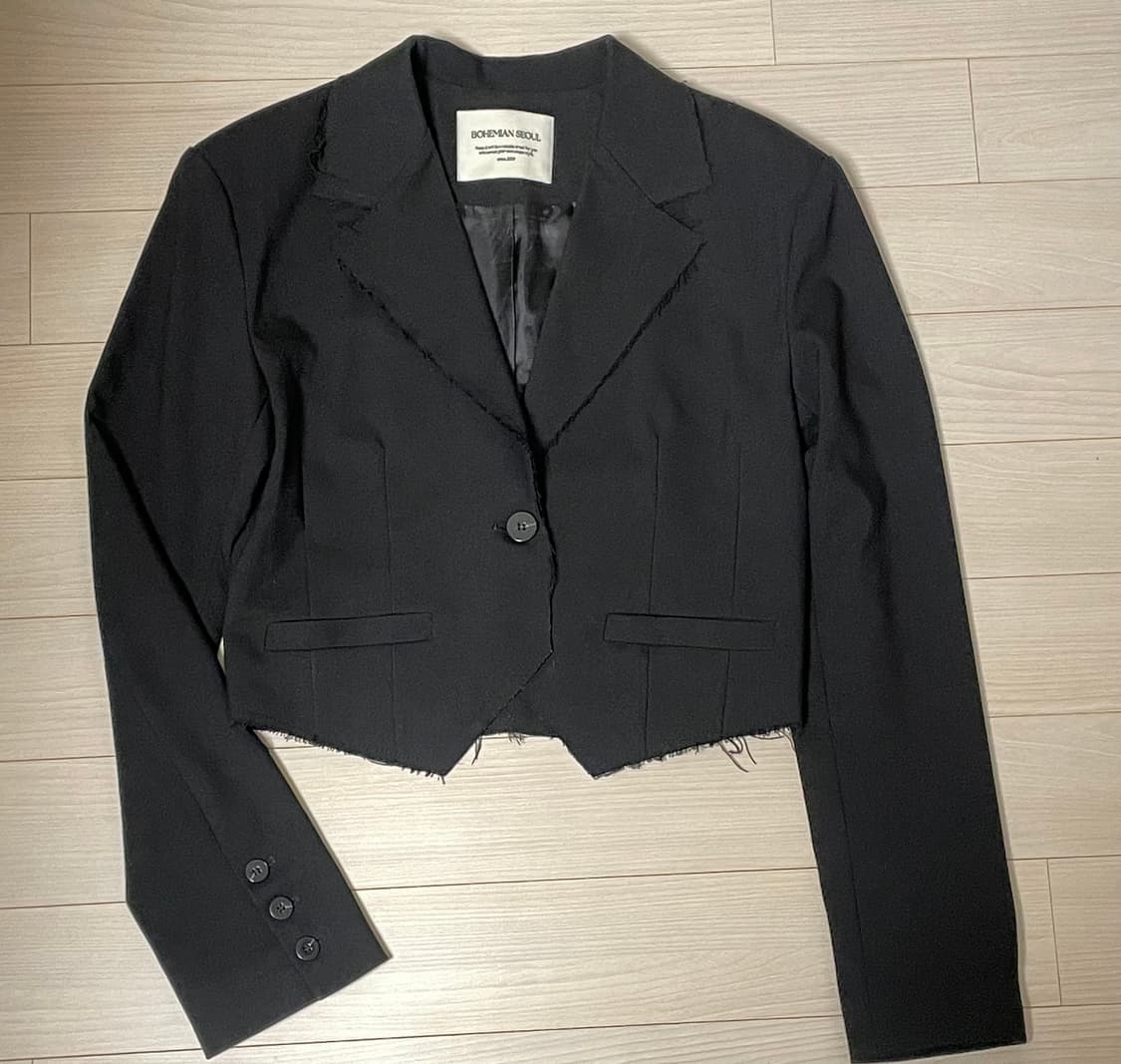 보헤미안서울 컷팅 스펜서 자켓 상품이미지2