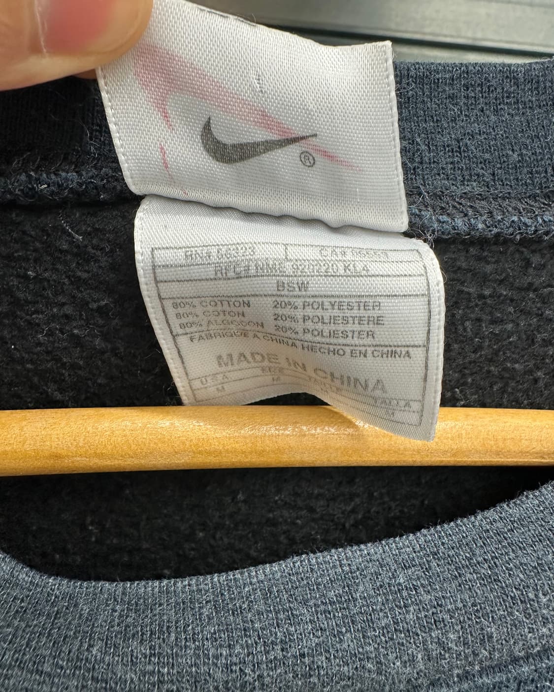 (WOMEN)90'S 나이키 기모 맨투맨-M1365 상품이미지4