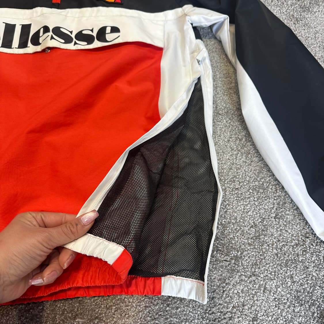 앨레쎄 올드스쿨 배색 아노락M 상품이미지2