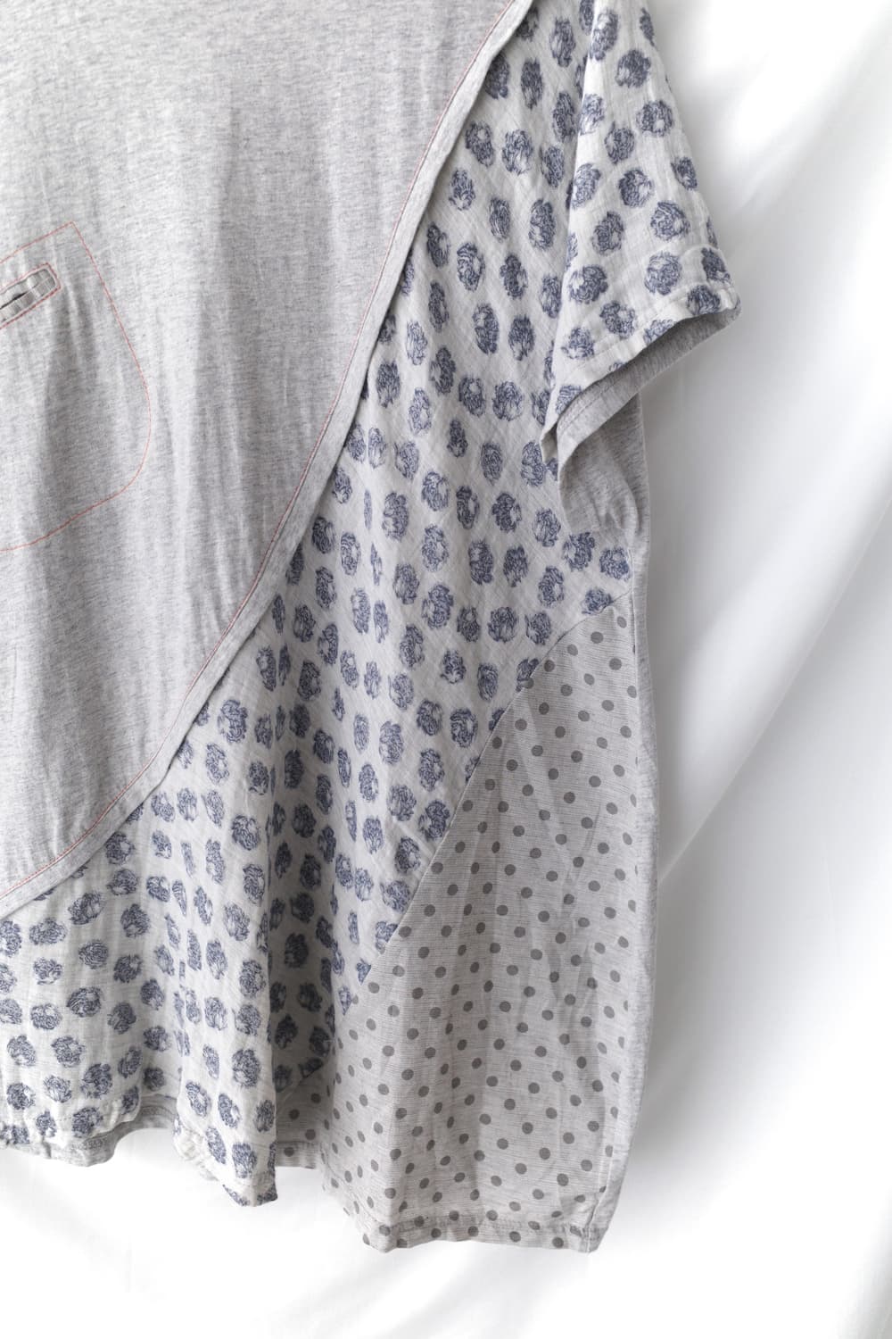 dot flower patch half T 상품이미지4