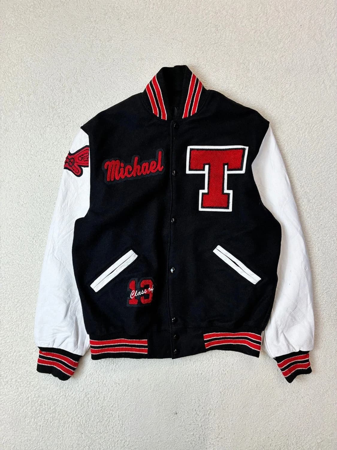 SALEM 00's USA 소가죽 바시티 자켓 PN6137    상품이미지1