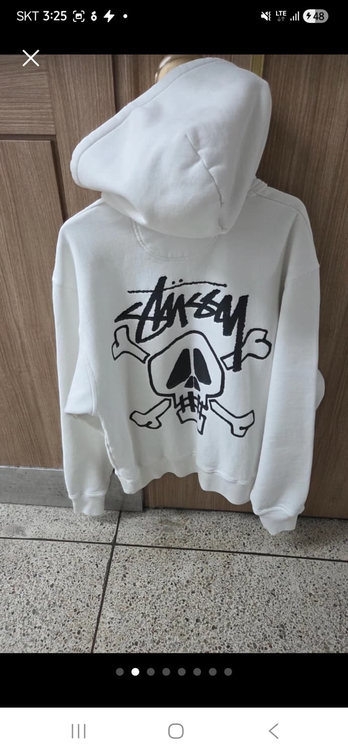 스투시 스컬 오버핏 후드 상품이미지2