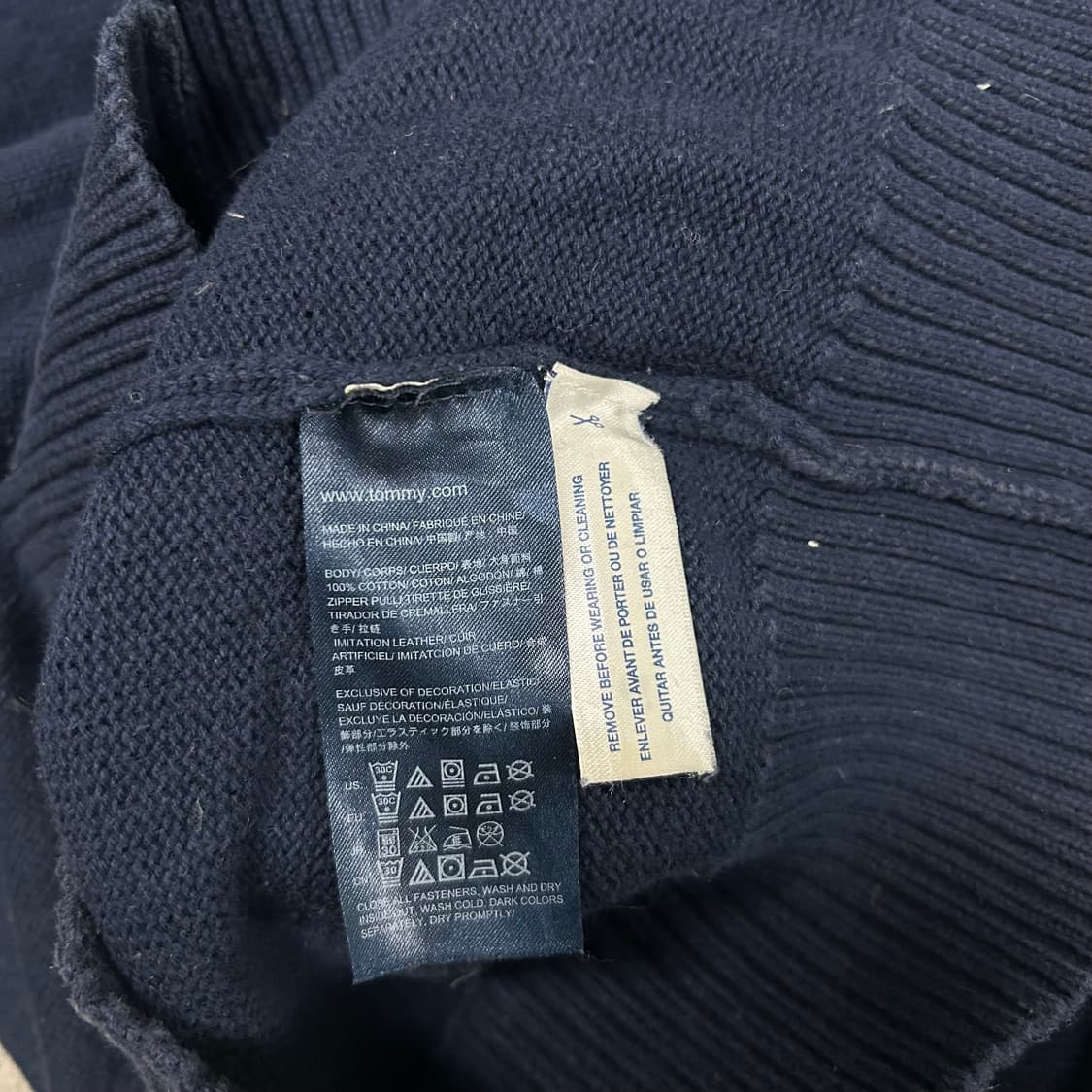 타미힐피거 니트집업[1333] 상품이미지7