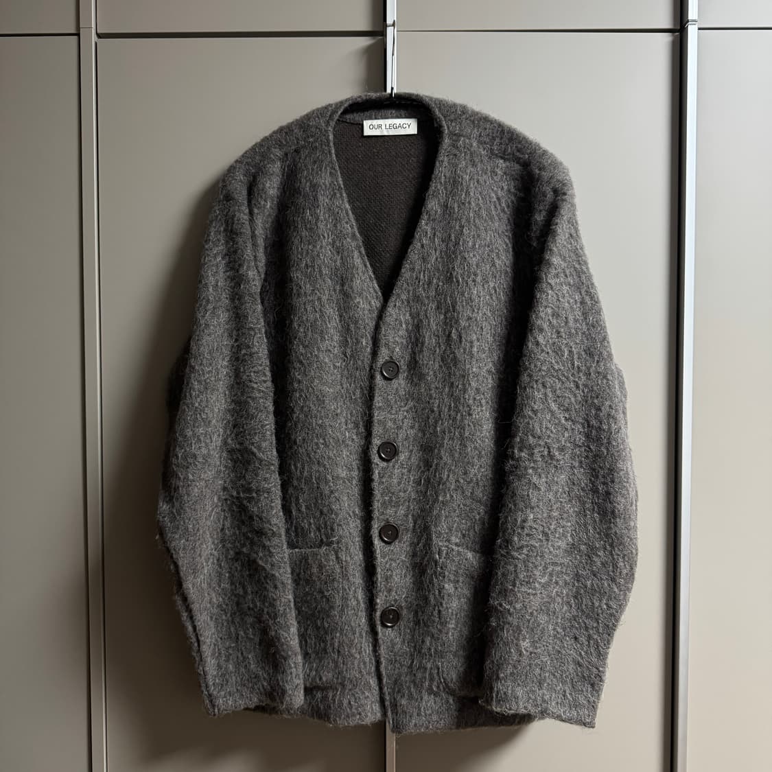 아워레가시 몰 그레이 모헤어 가디건 50 사이즈 상품이미지1