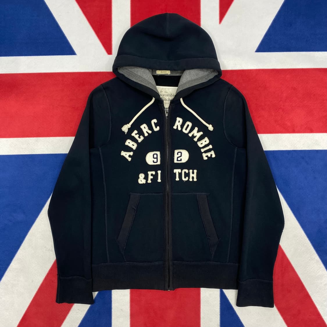 아베크롬비 아치로고 후드집업 L  상품이미지1