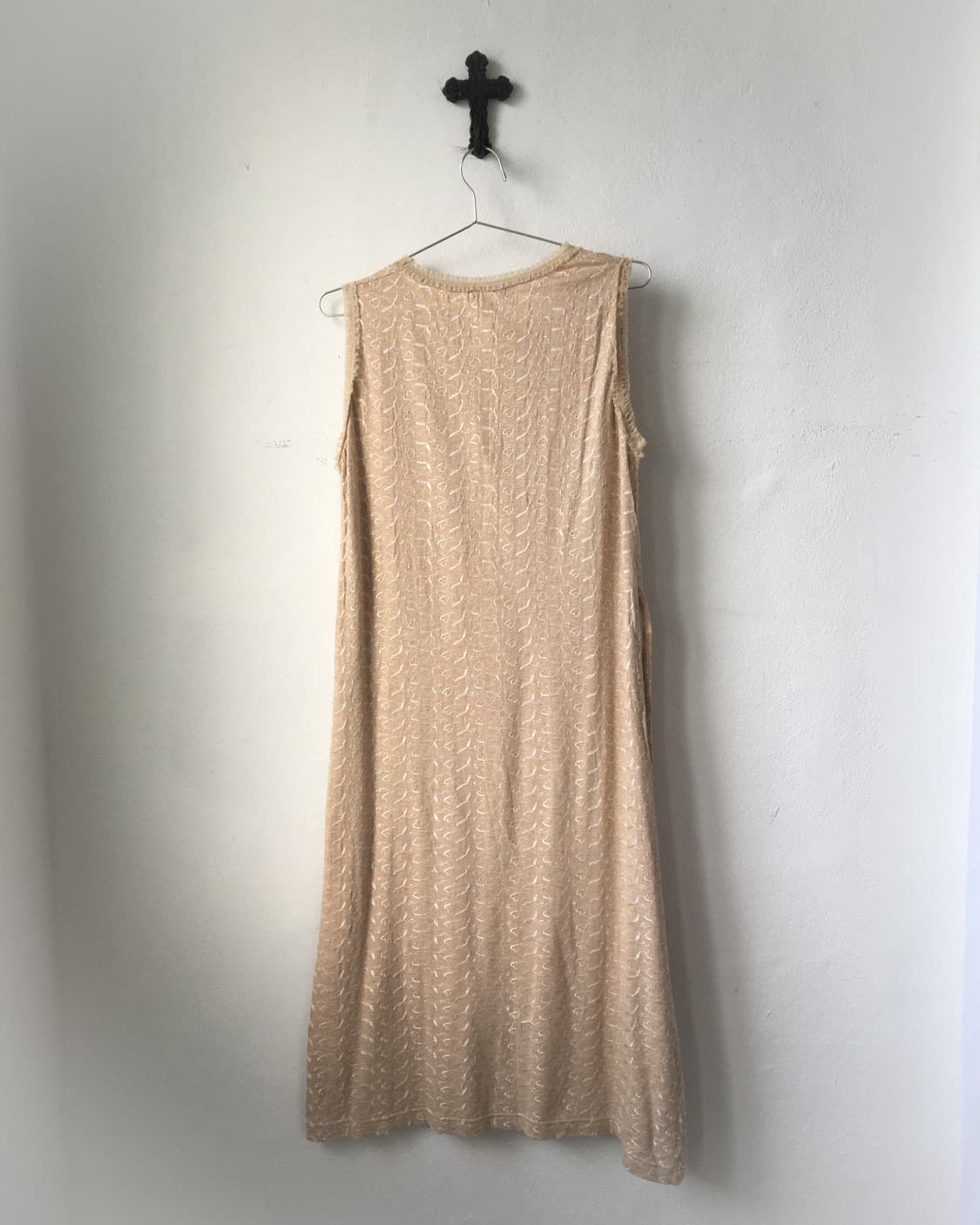 Pattern tied sleeveless onepiece 상품이미지3