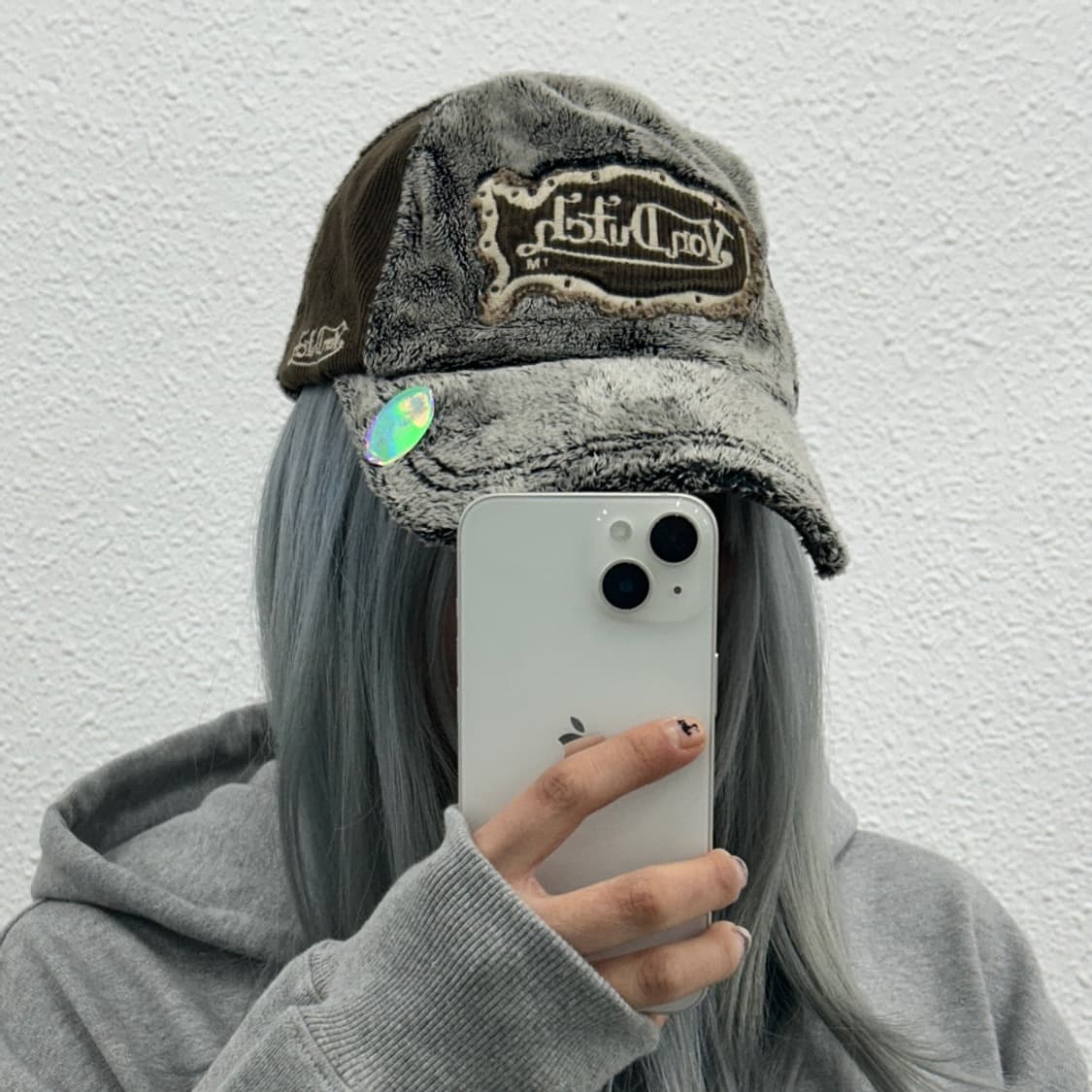 본더치 y2k 윈터 브라운 코듀로이 캡 상품이미지1