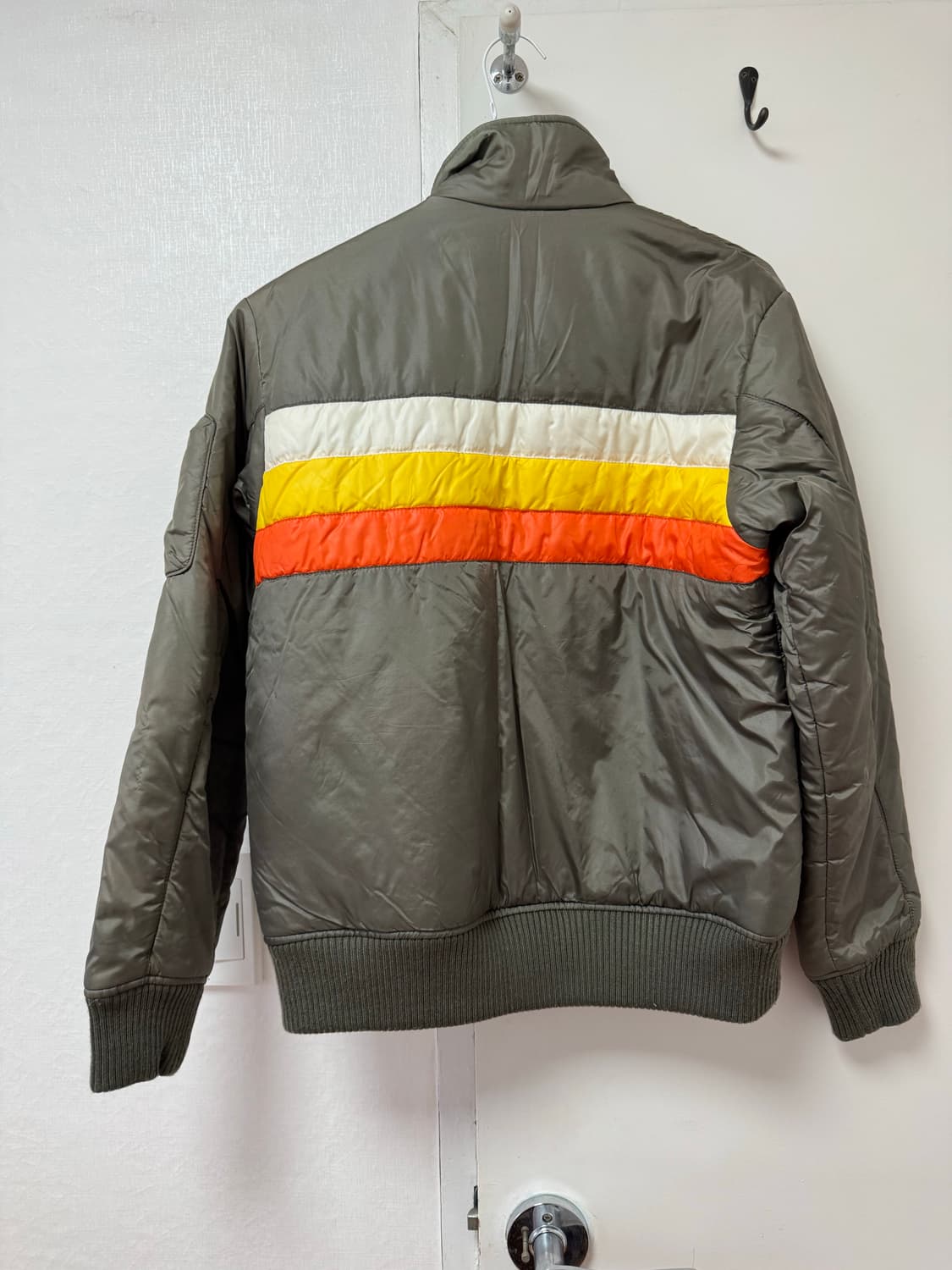 빔즈보이 올리브색 점퍼 항공점퍼 카키색 상품이미지2