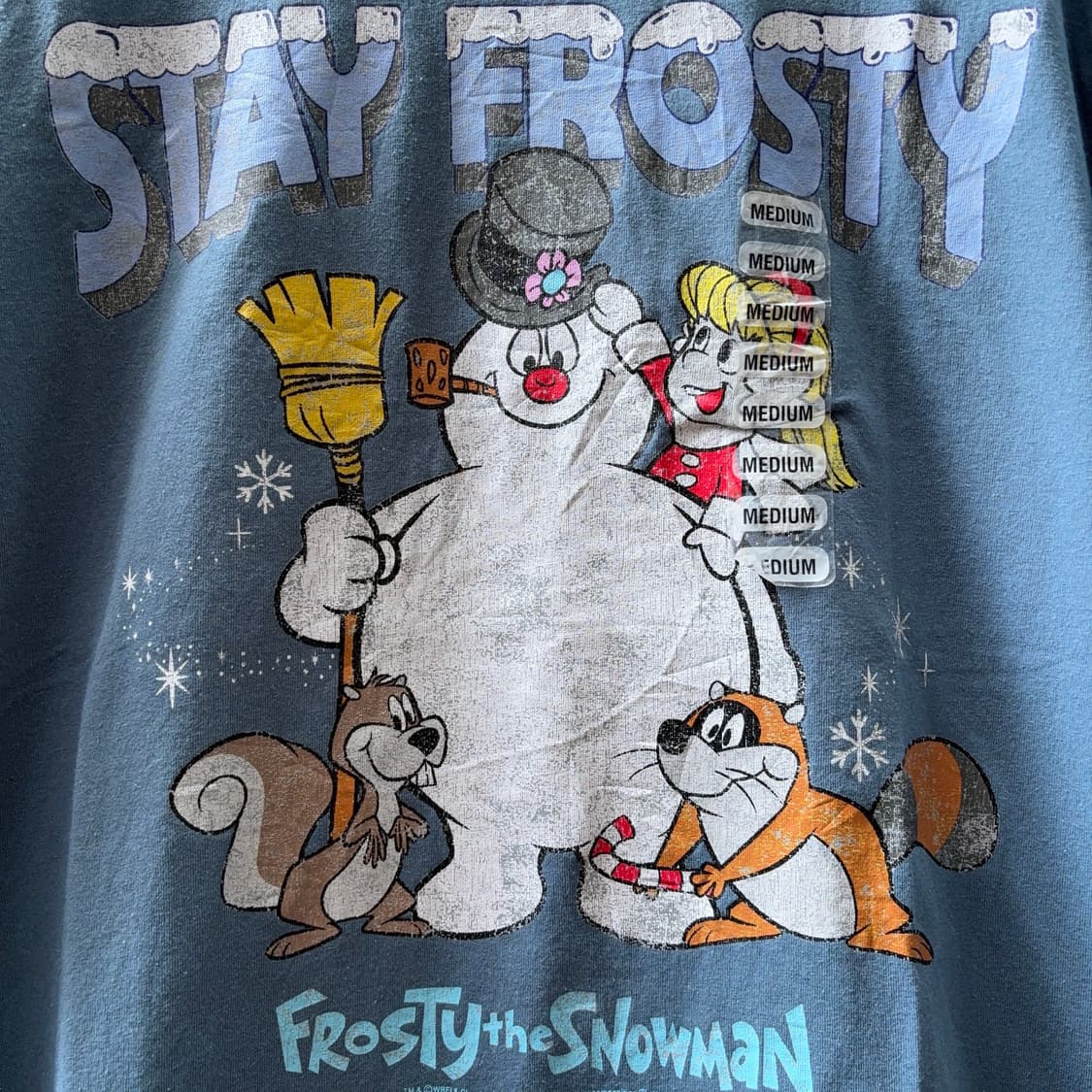 Stay Frosty 프로스티 더 스노우맨 그래픽 티셔츠 상품이미지2