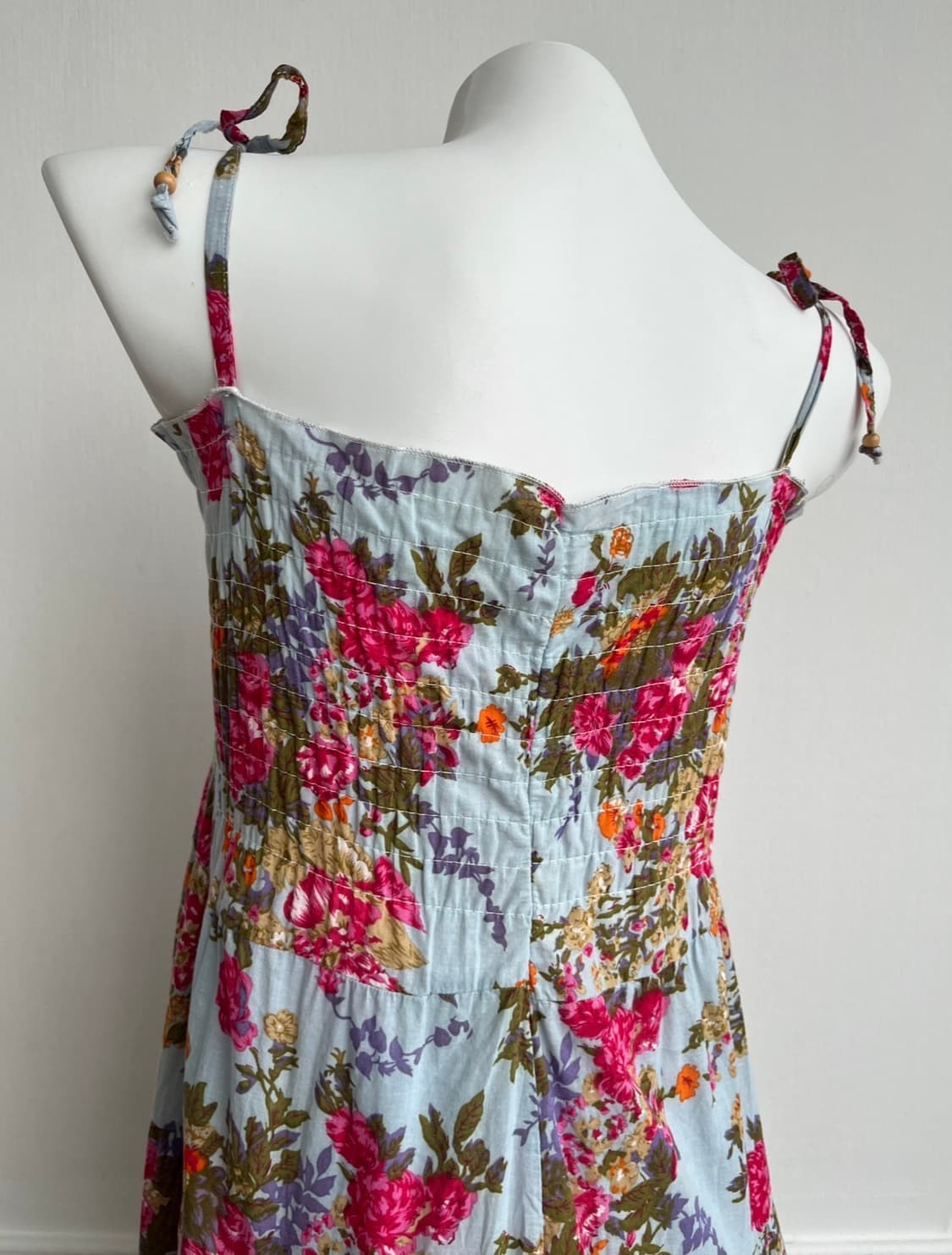 DO WELL 플로럴 스모크 티어드 롱 원피스 상품이미지4