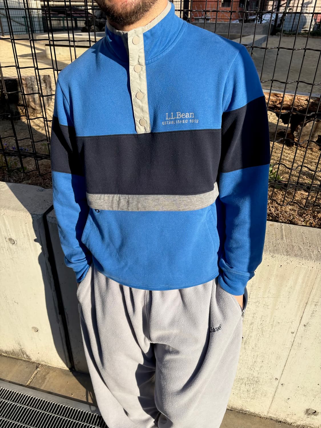 LLbean 아크릴 반집업 맨투맨/플리스 상품이미지2