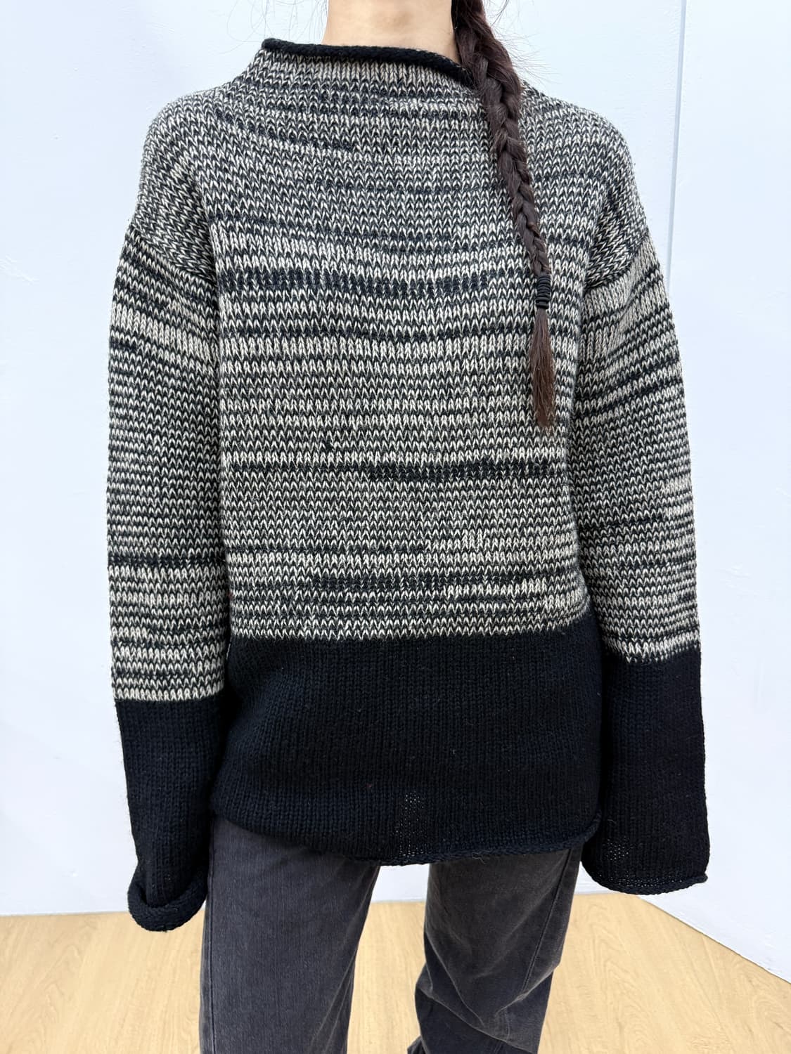 segment knit wear (japan vtg) 상품이미지3