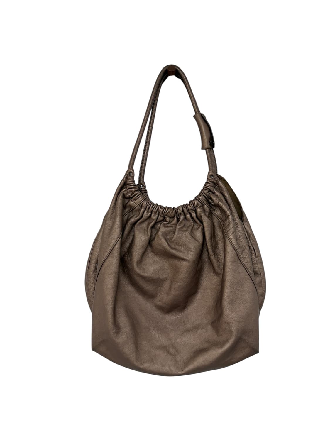 만다리나 덕 레더 셔링 호보백 상품이미지3