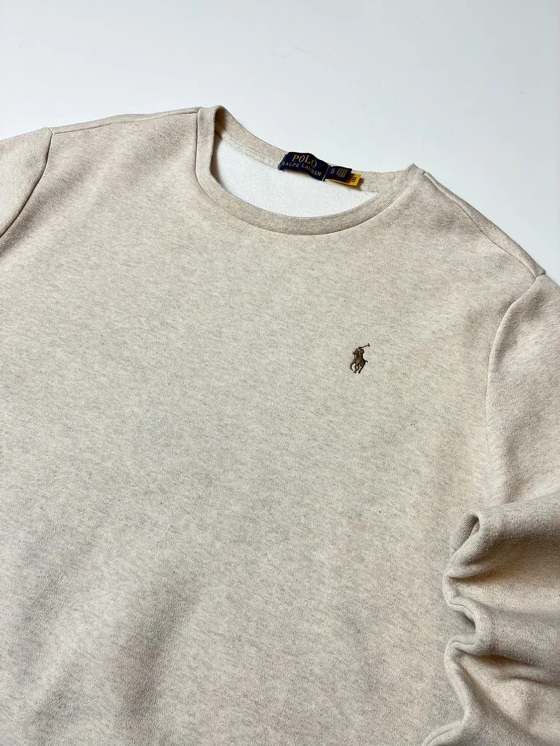 폴로 랄프로렌 로고 큐알 크루넥 맨투맨 PN8972 상품이미지2