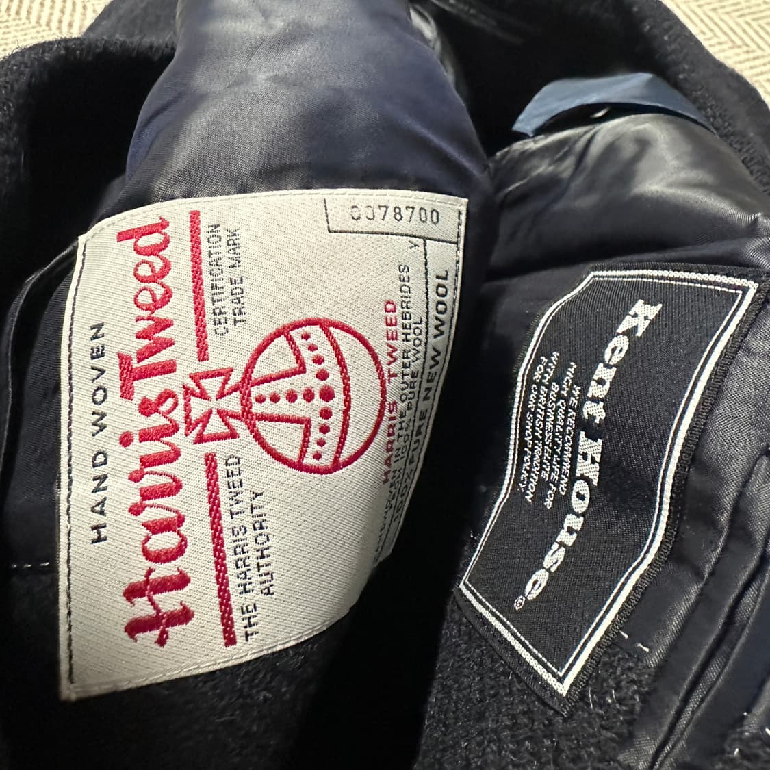 KENT X HARRIS TWEED wool blazer jacket 상품이미지3