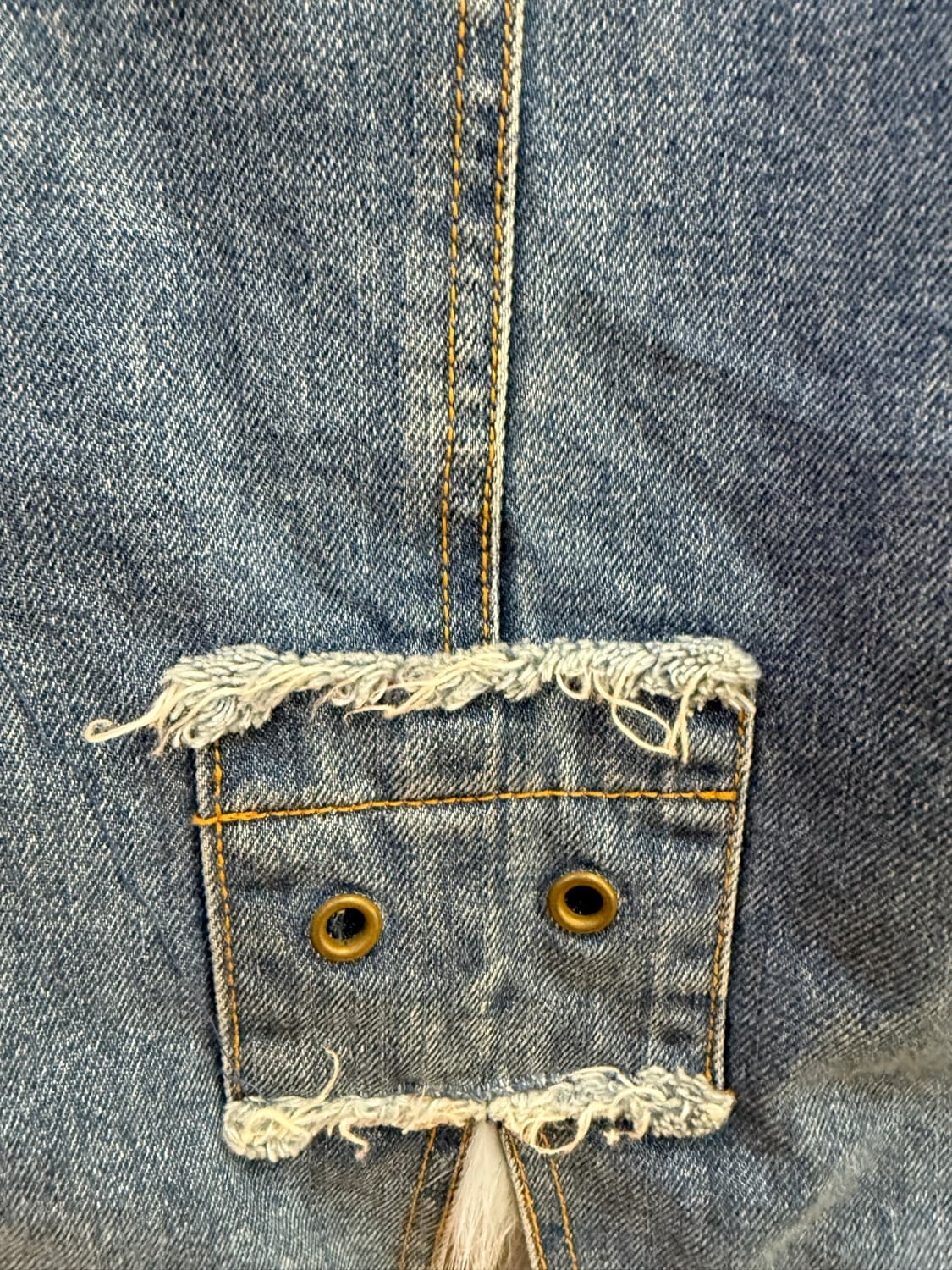 SPRUNG FRERES 데님 퍼 야상 M 상품이미지5