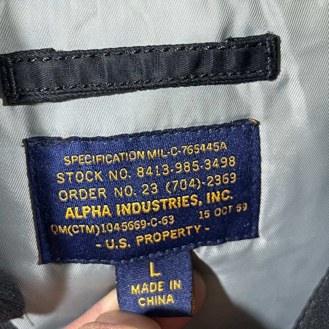 [Alpha] 알파인더스트리 후드 MA-1 자켓 상품이미지6