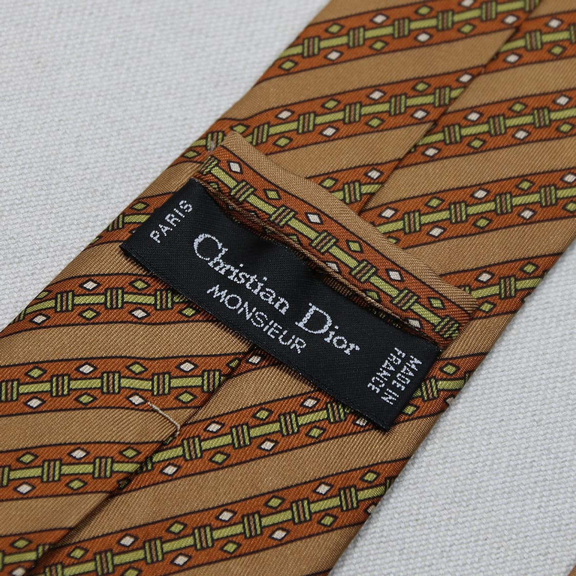 크리스찬 디올 실크 패턴 넥타이  상품이미지7