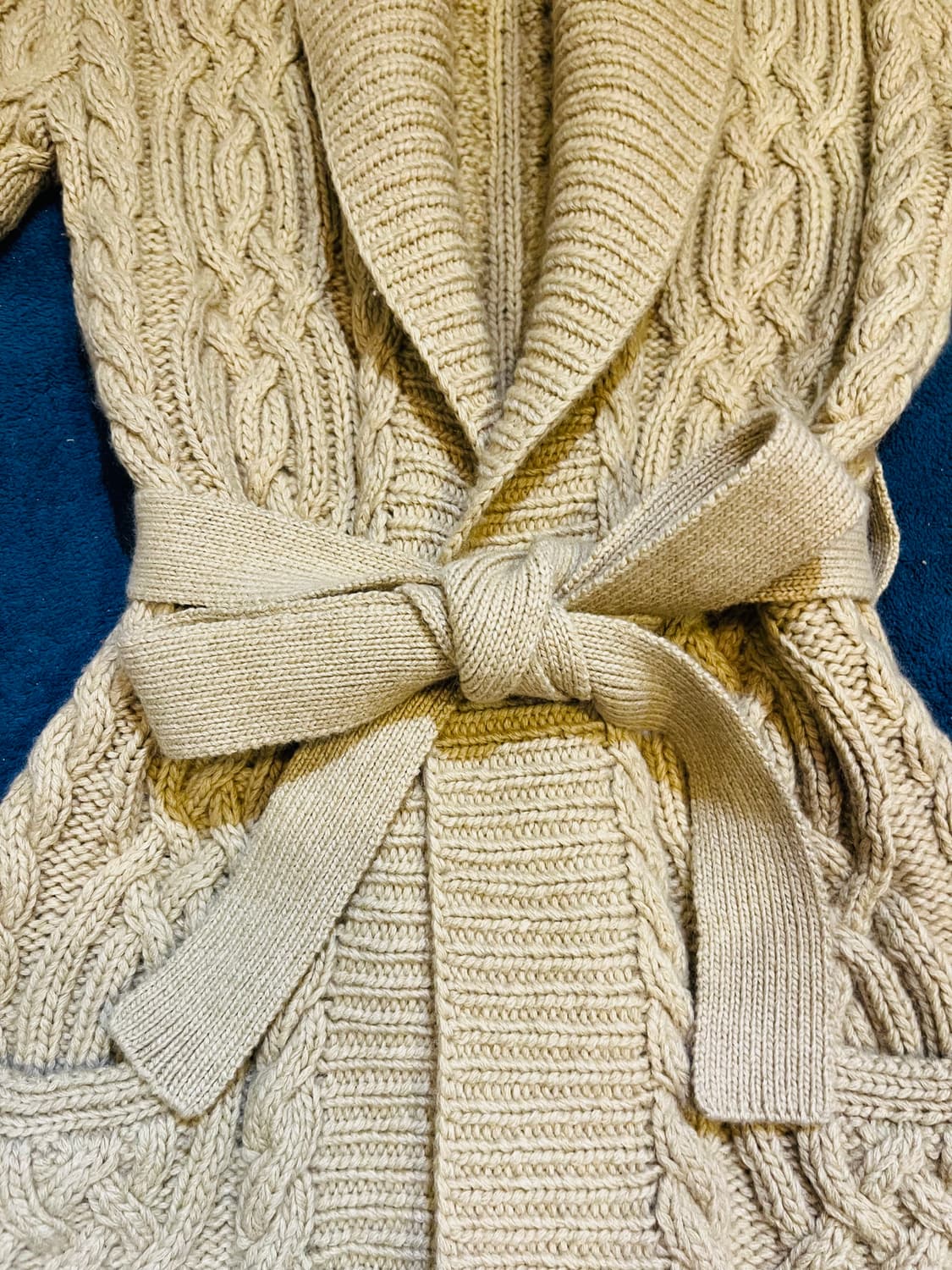 랄프로렌 케이블 니트 숄 칼라 가디건 상품이미지5