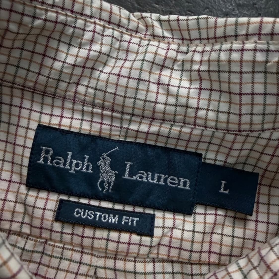 100 폴로 랄프로렌 체크셔츠 상품이미지3