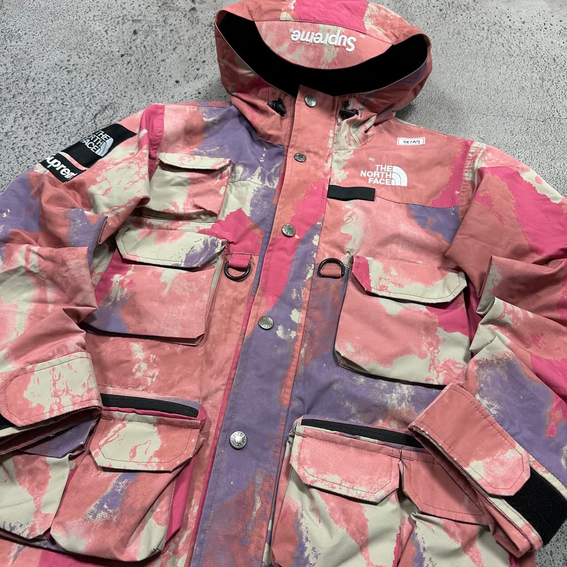 ✨ (바배) 노스페이스 x 슈프림 카고 자켓 멀티 컬러 (140) st 상품이미지3