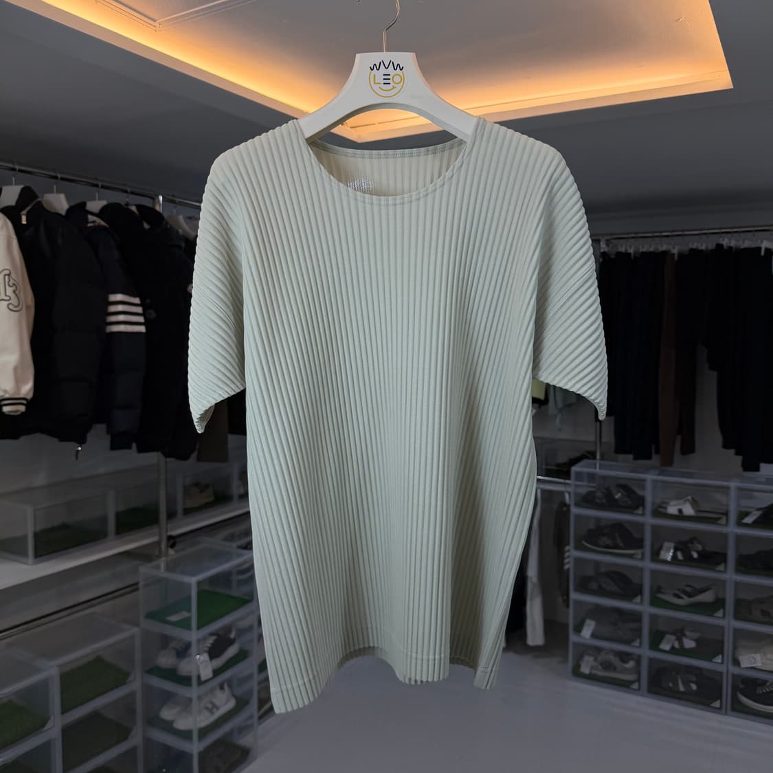 [리오브] 이세이미야케 옴므플리세 플리츠 반팔 상품이미지1